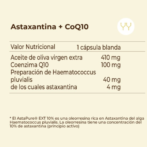 Kobho Labs Astaxantina + CoQ10 60 cápsulas