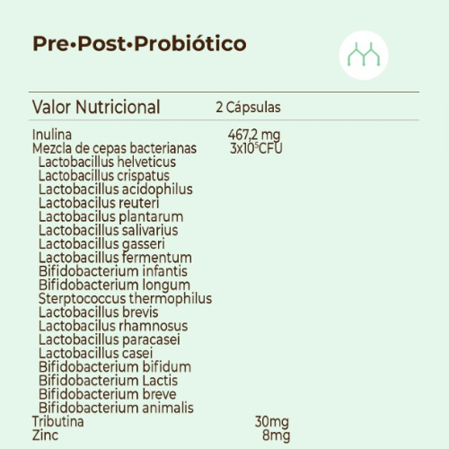 Kobho Labs Pre-Post Probiótico 60 cápsulas