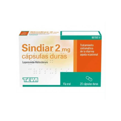 SINDIAR 2 MG 20 CAPSULAS