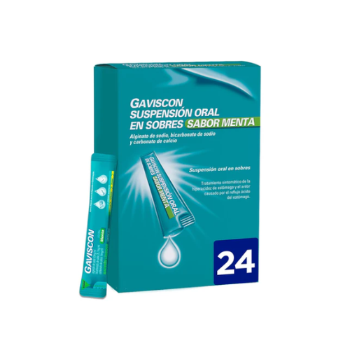 GAVISCON 24 SOBRES SUSPENSION ORAL