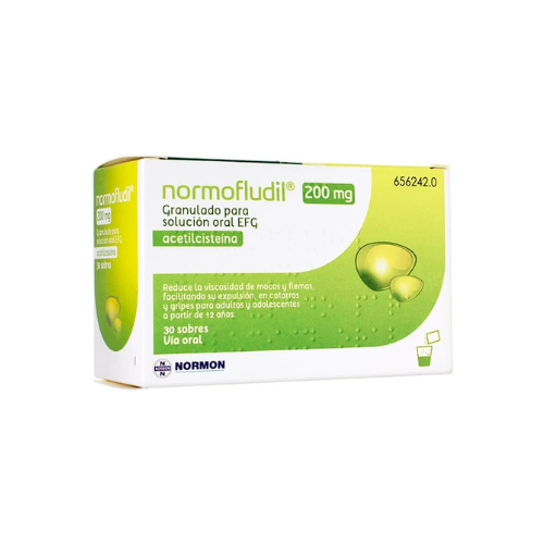 NORMOFLUDIL 200 MG GRANULADO PARA SOLUCIÓN ORAL 30 SOBRES