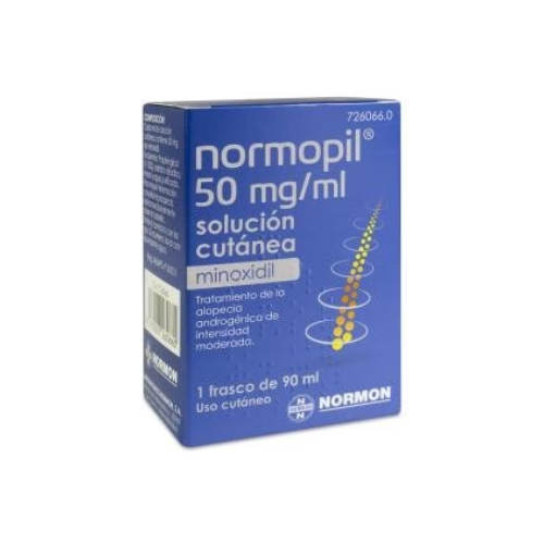 NORMOPIL 50MG/ML SOLUCION CUTANEA, 1 FRASCO DE 90ML