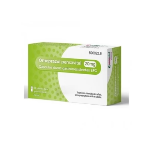 OMEPRAZOL PENSAVITAL 20MG 14 CÁPSULAS DURAS GASTRORRESISTENTES (BLISTER)