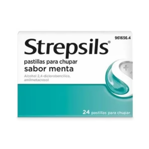 STREPSILS 24 PASTILLAS PARA CHUPAR MENTA