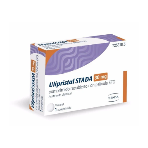 ULIPRISTAL STADA 30MG 1 COMPRIMIDO RECUBIERTO CON PELÍCULA