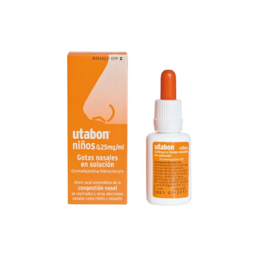 UTABON NIÑOS 0,25 MG/ML GOTAS NASALES 15ML